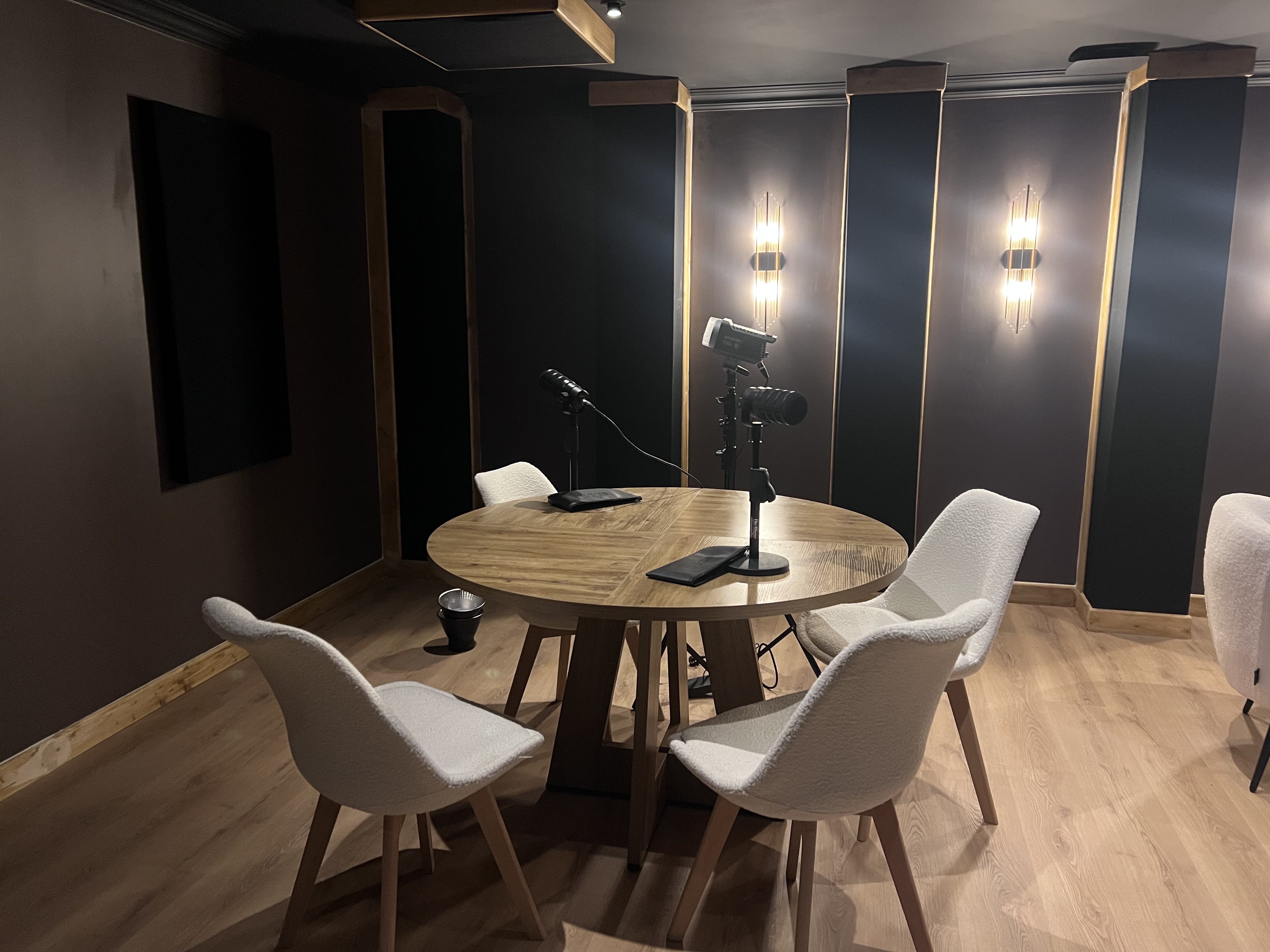Studio podcast — table ronde
